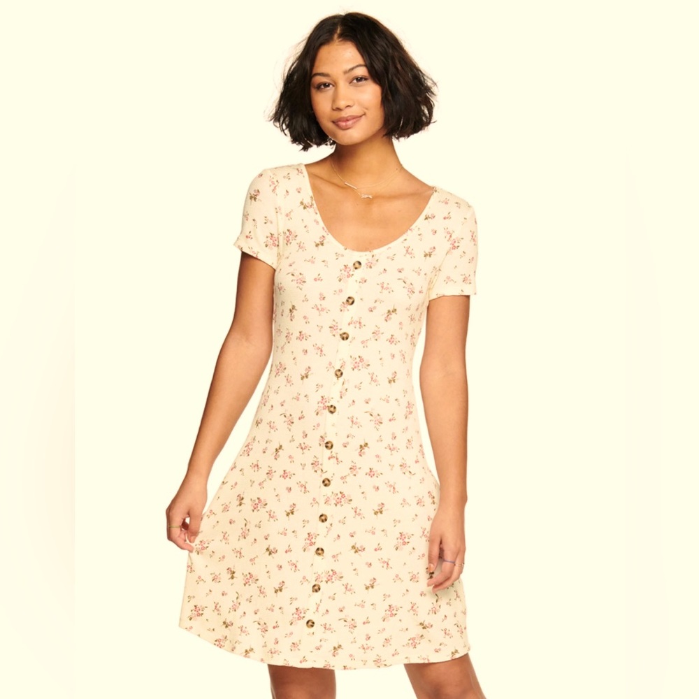 NWOT So Waffle Knit Skater Dress S